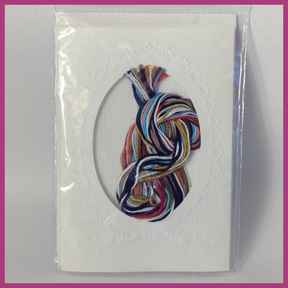 NeedleMagic Stitch A Card 6012 "A+ Teacher" Counted Cross Stitch Kit - Picture 2 of 2